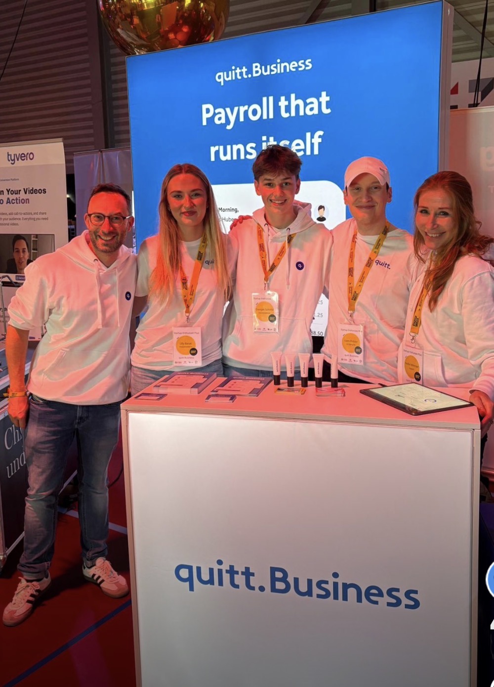 Das quitt-Team an den Start-up Nights 2025